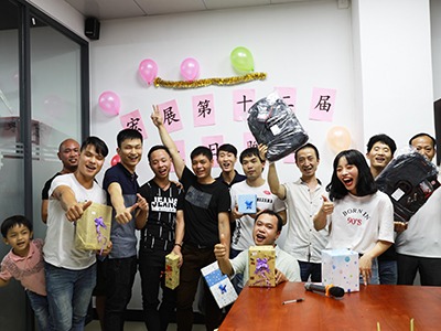 国产麻豆剧传媒精品国产包裝製品有限公司第十二屆生日晚會