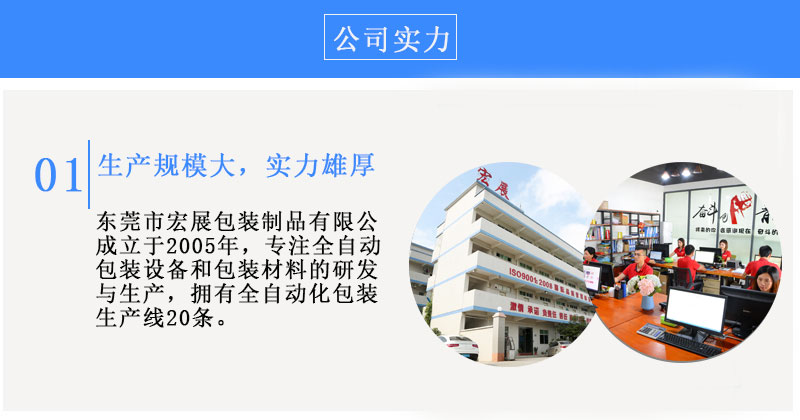 全自動打包機MH-101A規模